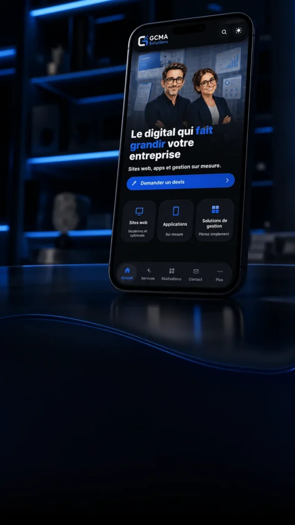 GCMA Solutions – scène 2 – mobile-dark